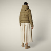 Parka donna animal free Arena verde militare - Parka donna | Save The Duck