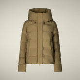 Parka donna animal free Arena verde militare - Parka donna | Save The Duck