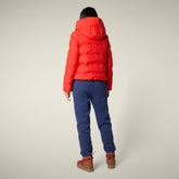 Parka donna animal free Arena rosso vivo - Parka donna | Save The Duck