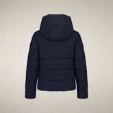 Damenparka Arena in Blau-Schwarz | Save The Duck
