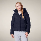 Damenparka Arena in Blau-Schwarz | Save The Duck
