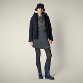 Parka donna animal free Esme blu nero - Parka donna | Save The Duck