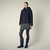 Parka donna animal free Esme blu nero - Parka donna | Save The Duck