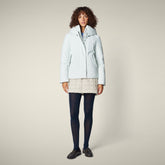 Parka donna animal free Esme azzurro ghiaccio - Parka donna | Save The Duck