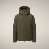 Men's Jacket Stewart in Snake Green | Save The Duck