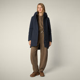 Parka donna animal free Nellie blu nero - Parka donna | Save The Duck