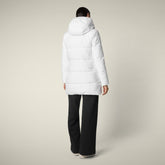 Parka donna animal free Bethany bianco - Parka donna | Save The Duck