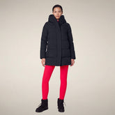 Women's Parka Bethany in Blue Black - Preview FW26 Woman | Save The Duck