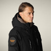 Men's Winter Parka KAILASH in black - Parka Uomo | Save The Duck