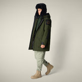 Men's Winter Parka KAILASH IN PINE GREEN - Parka Uomo | Save The Duck