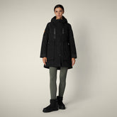 Women's Winter Parka Kamet in Black - Parka donna | Save The Duck
