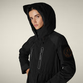 Women's Winter Parka Kamet in Black - Parka donna | Save The Duck