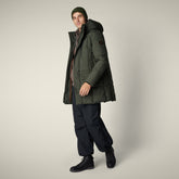 Parka uomo animal free Gaspar verde scuro - Parka Uomo | Save The Duck
