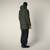 Parka uomo animal free Gaspar verde scuro - Parka Uomo | Save The Duck