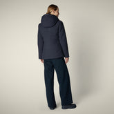 Parka donna animal free Mina blu nero - Parka donna | Save The Duck