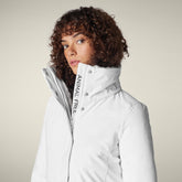 Parka donna animal free Samantah bianco - Parka donna | Save The Duck