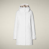 Parka donna animal free Samantah bianco - Parka donna | Save The Duck