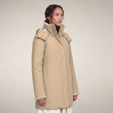 Damenparka Samantah in Steinbeige | Save The Duck