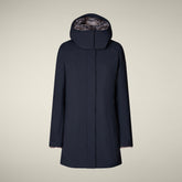 Parka donna animal free Samantah blu nero - Parka donna | Save The Duck