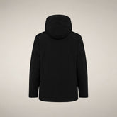 Men's Hooded Jacket Gerard in Black | Save The Duck