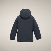 Jungenparka Mal in Blau-Schwarz - Kids Collection | Save The Duck