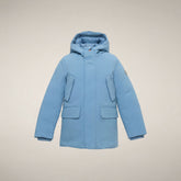 Jungenparka Mal in Delfinblau - Kids Collection | Save The Duck