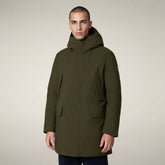 Parka uomo Wilson verde scuro | Save The Duck