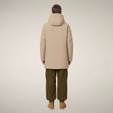 Herrenparka Wilson in Steinbeige | Save The Duck