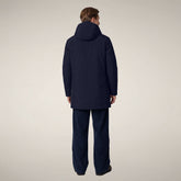 Men's Parka Wilson in Navy Blue | Save The Duck