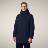 Men's Parka Wilson in Navy Blue | Save The Duck