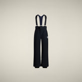 Pantaloni invernali bambini animal free Enu nero - Abbigliamento per Neonati | Save The Duck