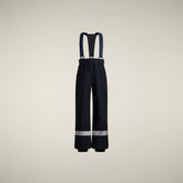 Pantaloni invernali bambini animal free Enu nero - Abbigliamento per Neonati | Save The Duck