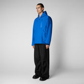 Man's jacket Vian in sea blue - Men's Jackets | Save The Duck