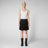 Woman's skirt Ilsa in black - SPRING ESSENTIALS | Save The Duck