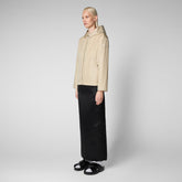 Woman's jacket Hope in shore beige - Fashion Woman | Save The Duck