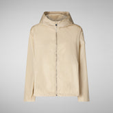 Woman's jacket Hope in shore beige | Save The Duck