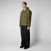 Man's jacket Zayn in dusty olive - New season's hues | Save The Duck