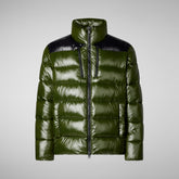 Doudoune Mitch animal-free pine green pour homme | Save The Duck