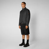 Man's jacket Arum in black - Black Man | Save The Duck