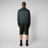 Man's jacket Arum in green black - Sale | Save The Duck
