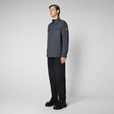 Man's jacket Ozzie in storm grey - Spring Outerwear | Save The Duck