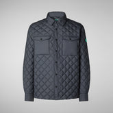 Man's jacket Ozzie in storm grey | Save The Duck