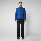 Man's animal free puffer Cole in snorkel blue - New In Man | Save The Duck