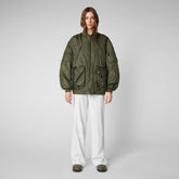 Giacca bomber donna Ciara dusty olive | Save The Duck