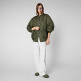 Giacca bomber donna Ciara dusty olive | Save The Duck