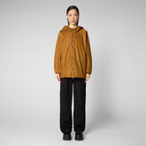 Woman's jacket Nika in sandal wood brown - Women's Jackets | Save The Duck