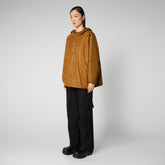 Woman's jacket Nika in sandal wood brown - Women's Jackets | Save The Duck