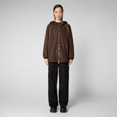 Woman's jacket Nika in soil brown - Spring Outerwear | Save The Duck