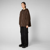 Woman's jacket Nika in soil brown | Save The Duck