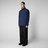 Man's jacket Mako in navy blue - Men's Jackets | Save The Duck